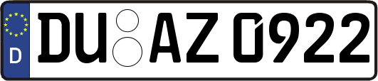 DU-AZ0922