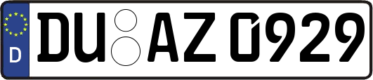 DU-AZ0929