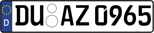DU-AZ0965