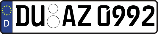 DU-AZ0992