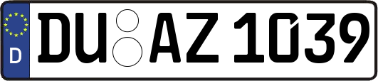 DU-AZ1039