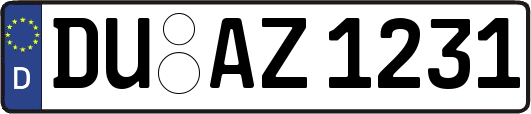DU-AZ1231