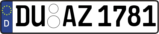 DU-AZ1781