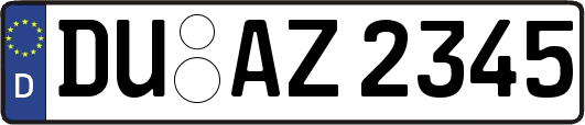 DU-AZ2345