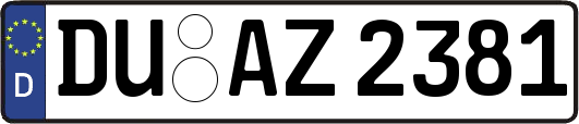 DU-AZ2381