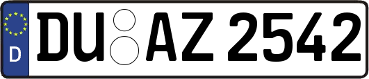 DU-AZ2542