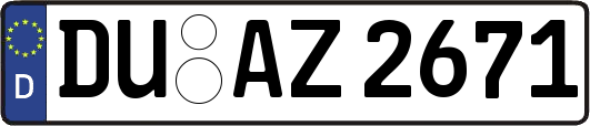 DU-AZ2671