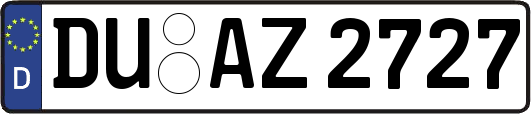 DU-AZ2727