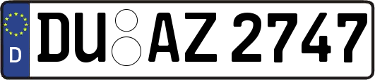 DU-AZ2747