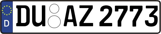 DU-AZ2773