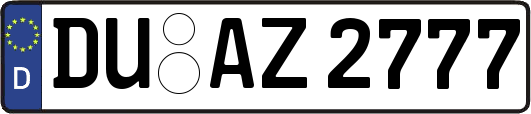 DU-AZ2777