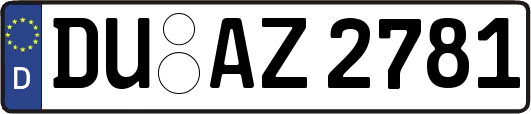 DU-AZ2781