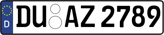 DU-AZ2789