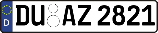 DU-AZ2821