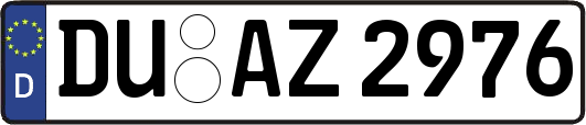 DU-AZ2976