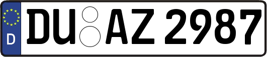 DU-AZ2987