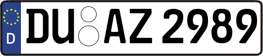 DU-AZ2989