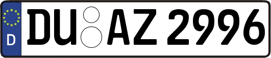DU-AZ2996