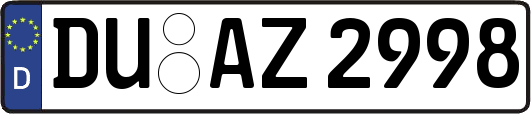 DU-AZ2998