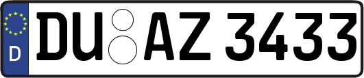 DU-AZ3433