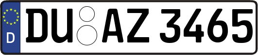 DU-AZ3465