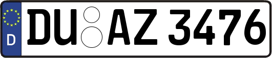DU-AZ3476