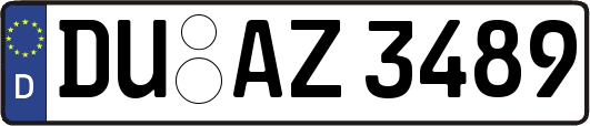 DU-AZ3489