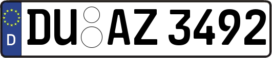 DU-AZ3492