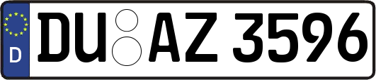 DU-AZ3596