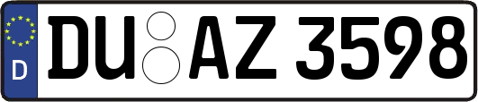 DU-AZ3598