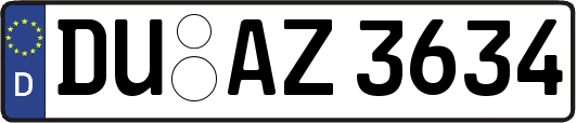 DU-AZ3634