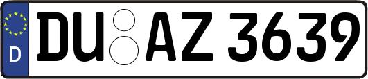 DU-AZ3639