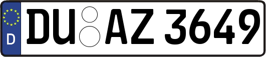 DU-AZ3649