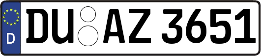 DU-AZ3651