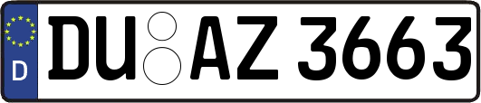 DU-AZ3663