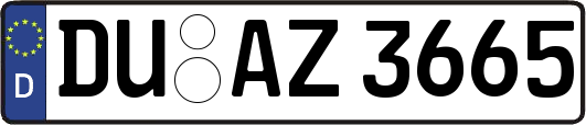 DU-AZ3665