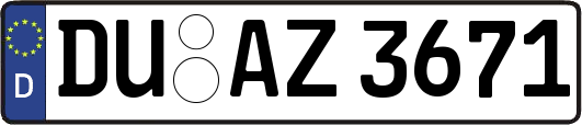 DU-AZ3671