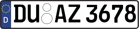 DU-AZ3678