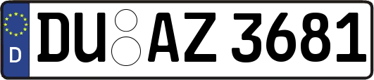 DU-AZ3681