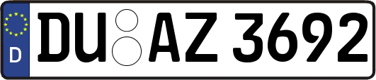 DU-AZ3692
