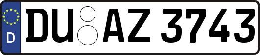 DU-AZ3743