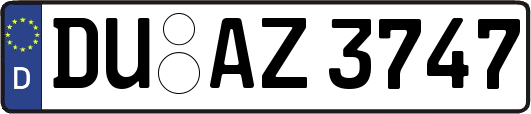 DU-AZ3747