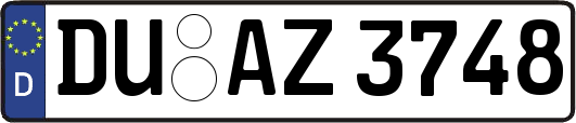 DU-AZ3748