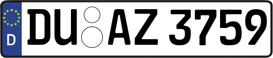 DU-AZ3759