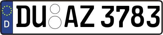 DU-AZ3783