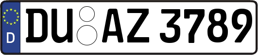 DU-AZ3789