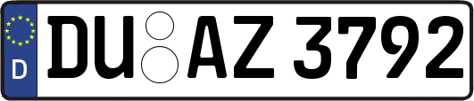 DU-AZ3792