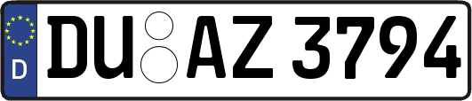 DU-AZ3794