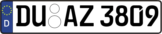 DU-AZ3809