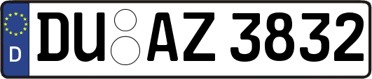 DU-AZ3832